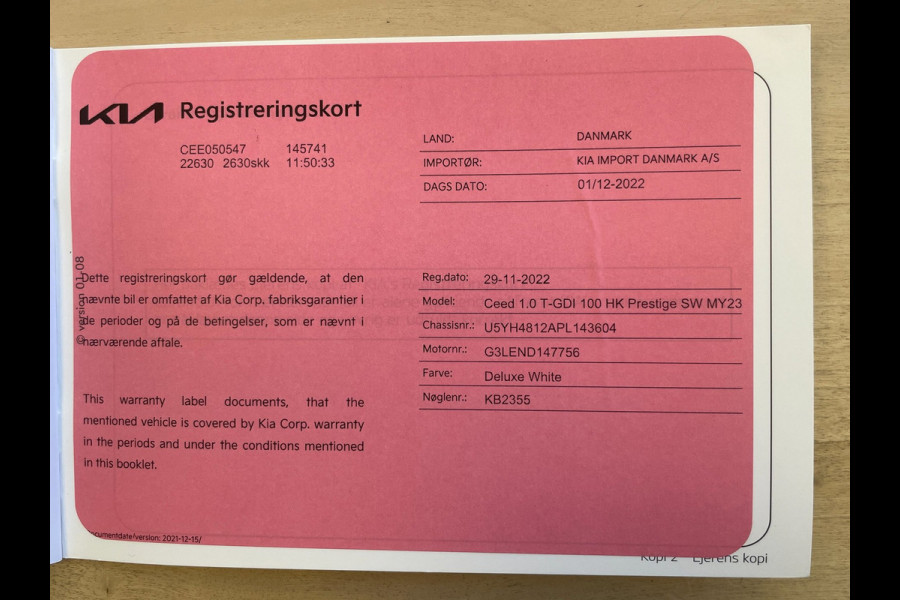 Kia Ceed Sportswagon 1.0 T-GDi DynamicLine|APPLE CARPLAY, ANDROID AUTO|STOEL-,STUURVERW|CAMERA|CRUISE,CLIMATE|1E EIG.|INCL.BTW|