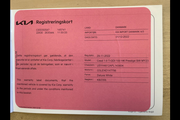 Kia Ceed Sportswagon 1.0 T-GDi DynamicLine|APPLE CARPLAY, ANDROID AUTO|STOEL-,STUURVERW|CAMERA|CRUISE,CLIMATE|1E EIG.|INCL.BTW|