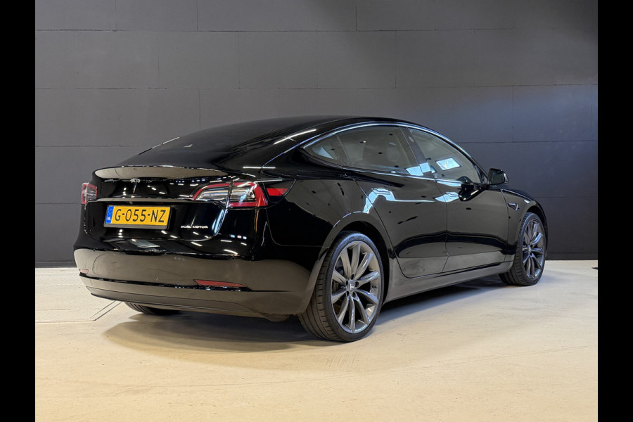 Tesla Model 3 Long Range AWD 75 kWh | Pano | Autopilot | Leder | Camera | Stoelverwarming | 20'' LMV