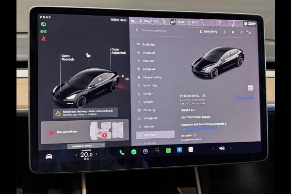 Tesla Model 3 Long Range AWD 75 kWh | Pano | Autopilot | Leder | Camera | Stoelverwarming | 20'' LMV