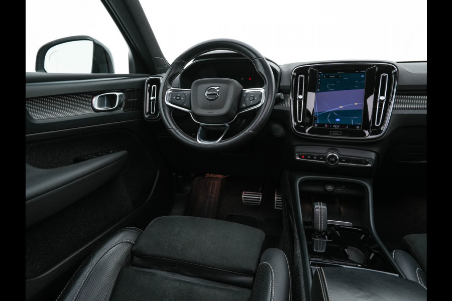 Volvo XC40 Recharge P8 AWD R-Design [ 3-Fase-11kW ] {SOH-90%} (INCL-BTW) Aut. *PANO | LEATHER-ALCANTARA | ADAPTIVE-CRUISE | DIGI-COCKPIT | FULL-LED | HARMAN/KARDON | TOPVIEW | NAVI-FULLMAP | ECC | PDC | KEYLESS | HEATED-SPORTSEATS | TOWBAR | 20''ALU*