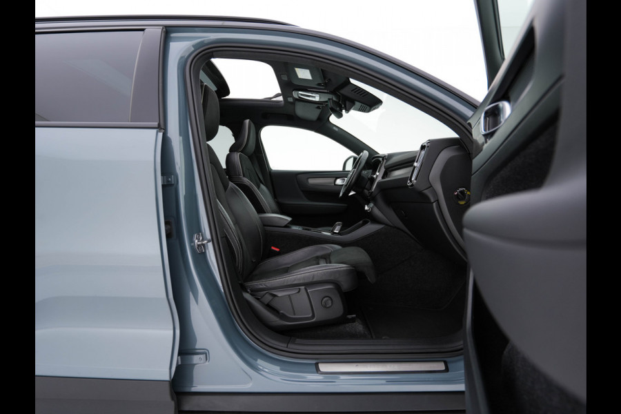 Volvo XC40 Recharge P8 AWD R-Design [ 3-Fase-11kW ] {SOH-90%} (INCL-BTW) Aut. *PANO | LEATHER-ALCANTARA | ADAPTIVE-CRUISE | DIGI-COCKPIT | FULL-LED | HARMAN/KARDON | TOPVIEW | NAVI-FULLMAP | ECC | PDC | KEYLESS | HEATED-SPORTSEATS | TOWBAR | 20''ALU*