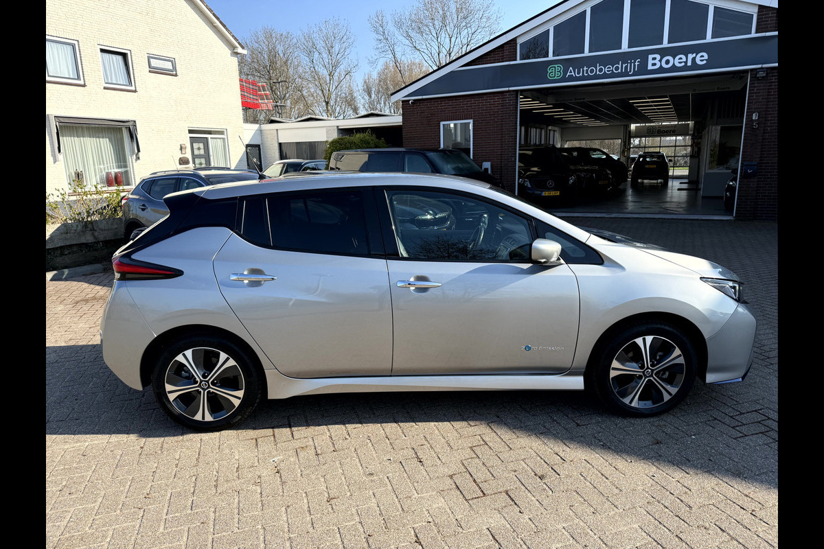Nissan Leaf e+ Tekna 62 kWh SOH 93.2%, Leer, 360 camera, 17''Lmv