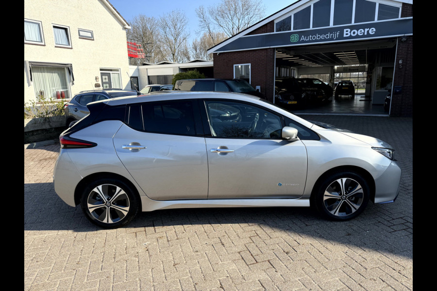 Nissan Leaf e+ Tekna 62 kWh SOH 93.2%, Leer, 360 camera, 17''Lmv