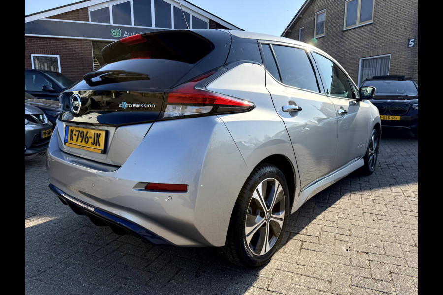 Nissan Leaf e+ Tekna 62 kWh SOH 93.2%, Leer, 360 camera, 17''Lmv