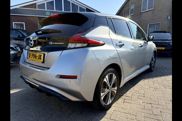 Nissan Leaf e+ Tekna 62 kWh SOH 93.2%, Leer, 360 camera, 17''Lmv