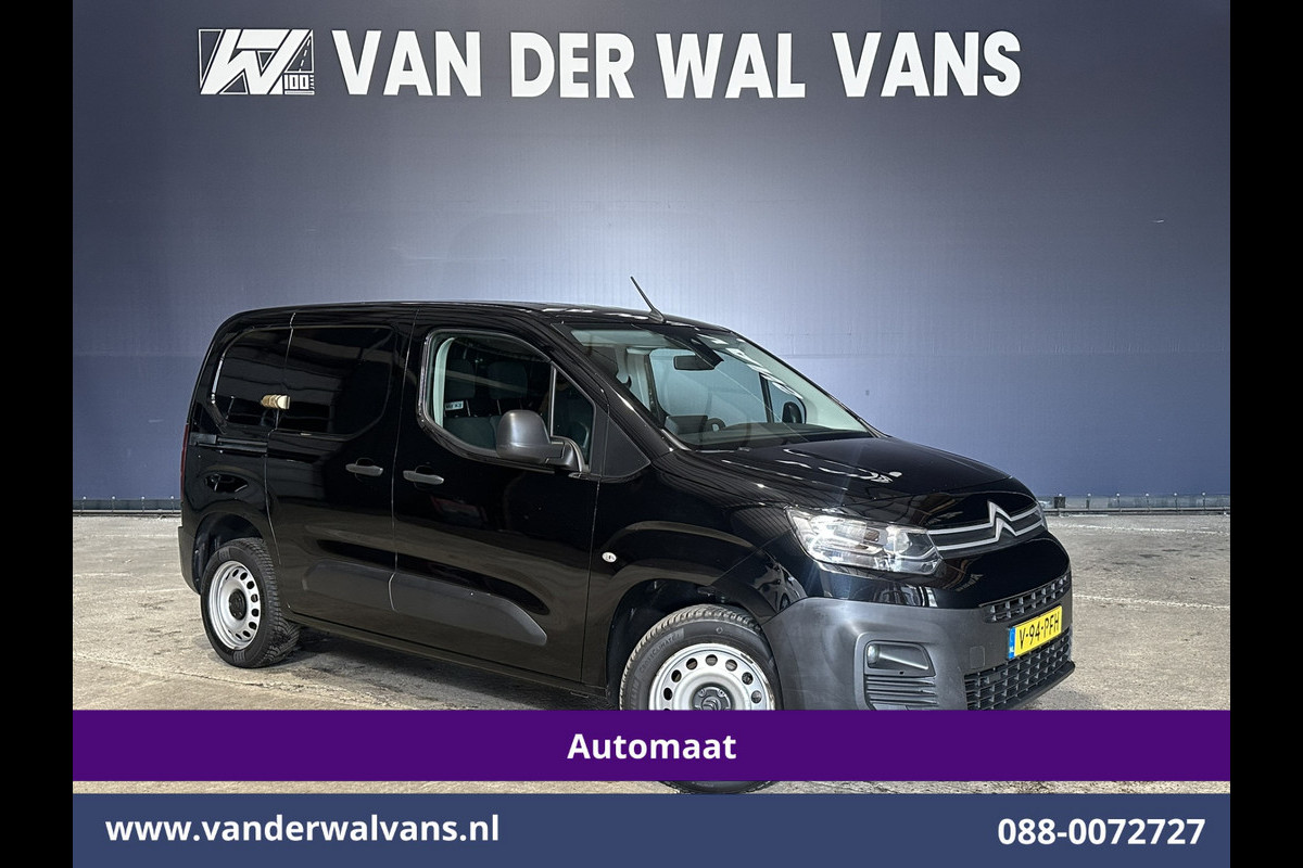 Citroën Berlingo 1.5 BlueHDI 131pk Automaat L1H1 Euro6 Airco | 3-Zits | Navigatie | Apple Carplay Android Auto, Cruisecontrol, Parkeersensoren, Bijrijdersbank