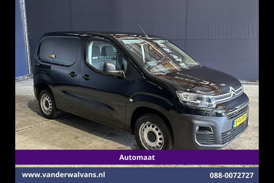Citroën Berlingo 1.5 BlueHDI 131pk Automaat L1H1 Euro6 Airco | 3-Zits | Navigatie | Apple Carplay Android Auto, Cruisecontrol, Parkeersensoren, Bijrijdersbank