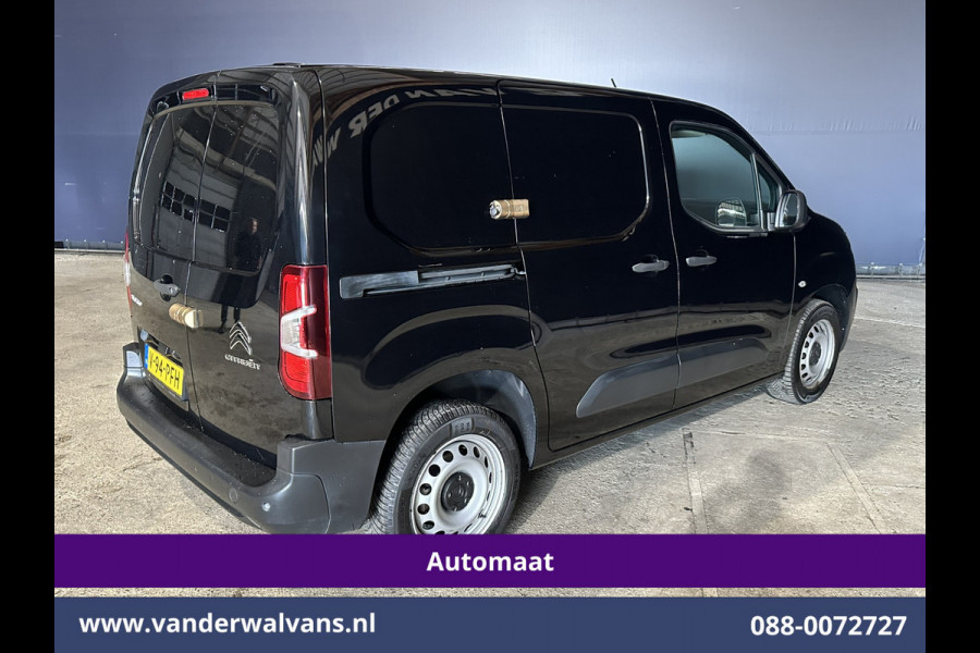 Citroën Berlingo 1.5 BlueHDI 131pk Automaat L1H1 Euro6 Airco | 3-Zits | Navigatie | Apple Carplay Android Auto, Cruisecontrol, Parkeersensoren, Bijrijdersbank