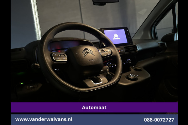 Citroën Berlingo 1.5 BlueHDI 131pk Automaat L1H1 Euro6 Airco | 3-Zits | Navigatie | Apple Carplay Android Auto, Cruisecontrol, Parkeersensoren, Bijrijdersbank
