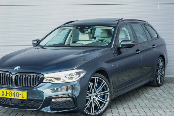 BMW 5 Serie Touring 540i xDrive High Ex M-Sport Speciale Kleur Stoelvent H/K 360° 20"