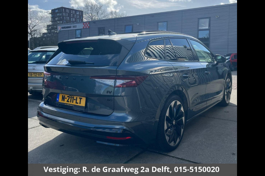 Škoda ENYAQ iV 80 Sportline SOH 91% | Schuif-/Kanteldak | Navigatie | Camera |