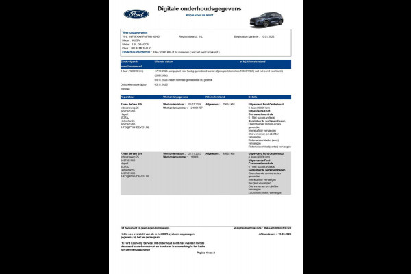 Ford Kuga 1.5 EcoBoost ST-Line 150pk/110kW 6-bak