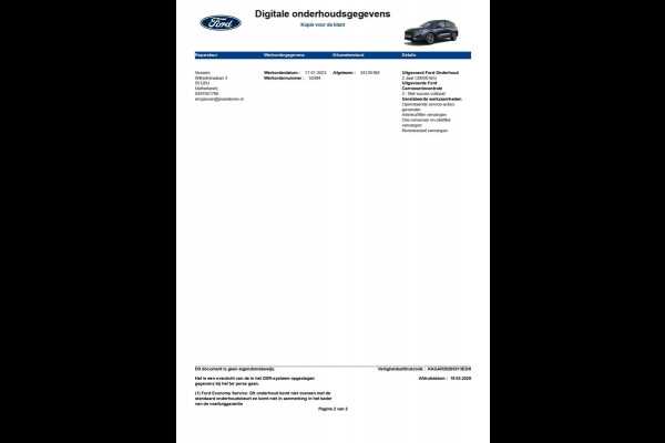 Ford Kuga 1.5 EcoBoost ST-Line 150pk/110kW 6-bak