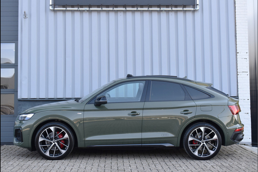 Audi Q5 Sportback 55 TFSI e S-Line 367 Pk Pano Lucht 360 Camera Oled Massage Vol Leder Matrix Led Trekhaak SQ5