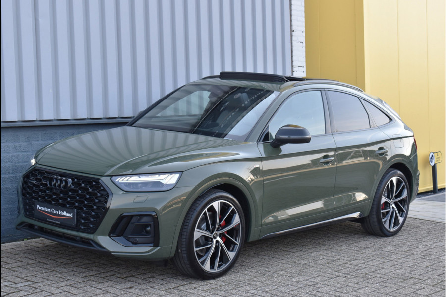 Audi Q5 Sportback 55 TFSI e S-Line 367 Pk Pano Lucht 360 Camera Oled Massage Vol Leder Matrix Led Trekhaak SQ5