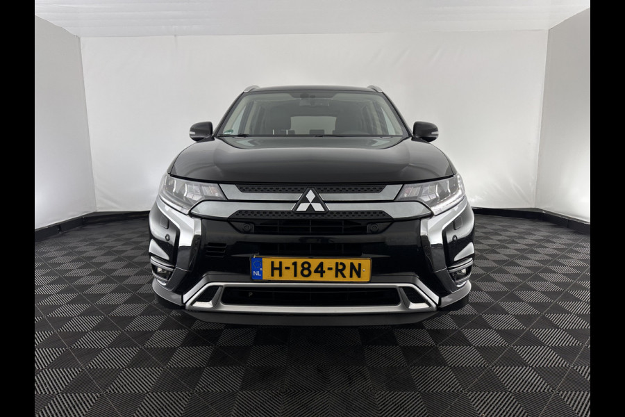Mitsubishi Outlander 2.4 PHEV Intense (Plug-in) (INCL-BTW) *LEATHER-MICROFIBRE | FULL-LED | KEYLESS | BLINDSPOT | CAMERA | HEATED-COMFORTSEATS | ECC | SHIFTPADDLES | PDC | CRUISE | PRIVACY-GLASS | DAB | TOWBAR | CARPLAY | 18''ALU*