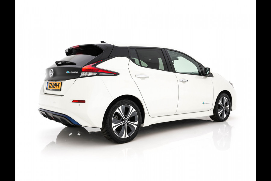 Nissan Leaf Tekna 40 kWh *LUXURY-LEATHER | FULL-LED | KEYLESS | NAVI-FULLMAP | BLIND-SPOT | BOSE-SOUND | DAB+ | HEATED-COMFORTSEATS | DIGI-COCKPIT | PRIVACY-GLASS | TOPVIEW-CAMERA | 17"ALU*