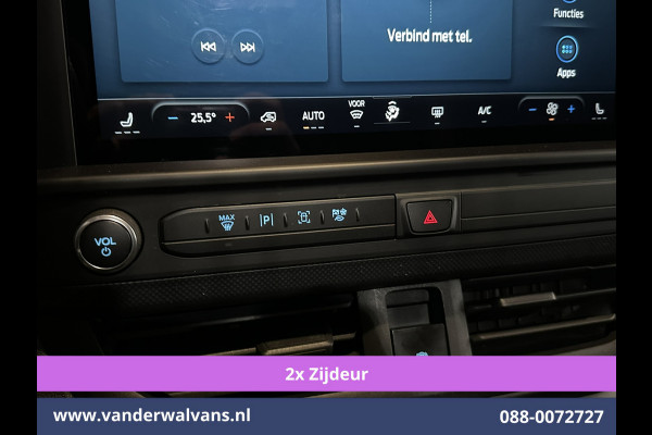Ford Transit Custom 2.0 TDCI 136pk L1H1 Euro6 Airco | 2x zijdeur | Camera | LED | Cruisecontrol | Apple Carplay Android Auto, Parkeersensoren, Verwarmde voorruit, Bijrijdersbank, Stoelverwarming, 2800kg trekvermogen