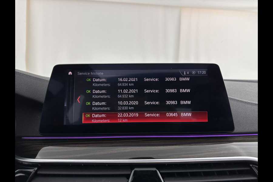 BMW 5 Serie 530e iPerformance High Executive (Plug-in) *PANO | LEATHER | FULL-LED | TOP-VIEW | HARMAN/KARDON | BLINDSPOT | MEMORY-PACK | HEATED-COMFORTSEATS | DIGI-COCKPIT | AMBIENT-LIGHT | NAVI-FULLMAP | 20''ALU*