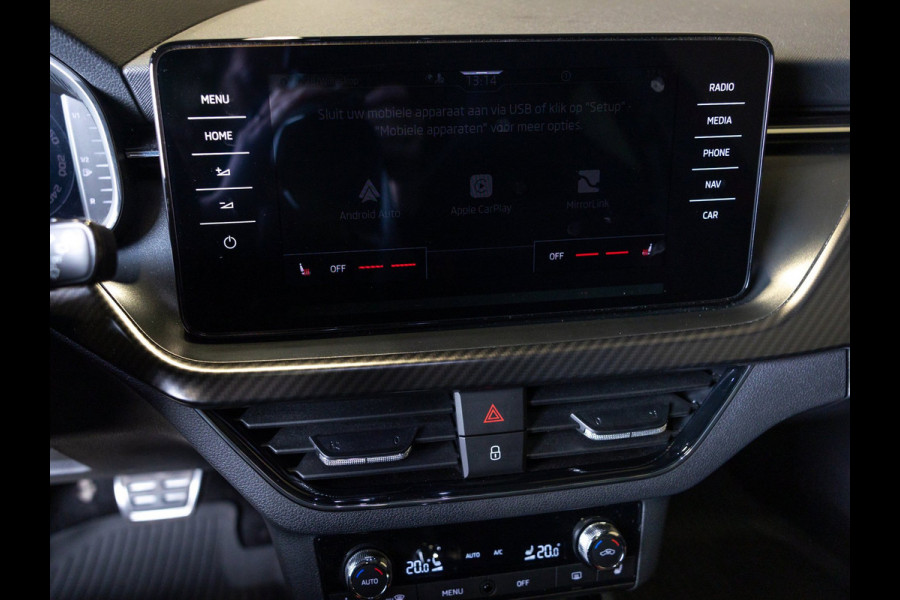 Škoda Kamiq 1.5 TSI ACT Monte Carlo / 150pk / Panorama dak / Elektrische stoelverstelling / Stoelverwarming /