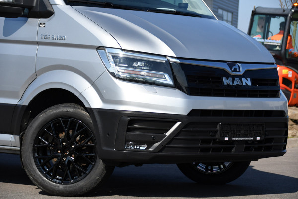 MAN TGE 35 2.0 L3H2 PB Edition Cruise, Camera, Carplay, LED, 177pk, Automaat, Sensoren, 2 x Schuifdeur, Stoelverwarming, Uniek!