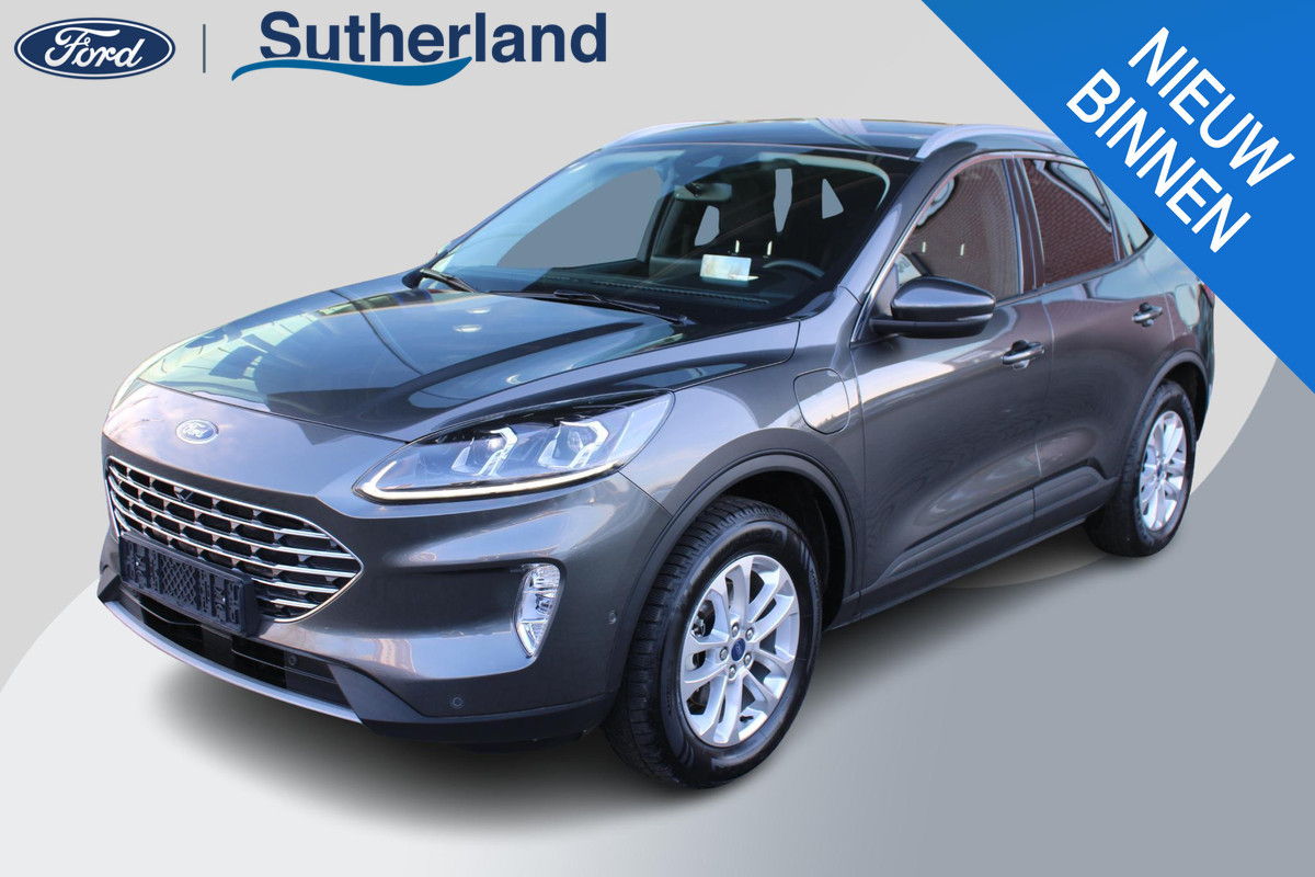Ford Kuga 2.5 PHEV Titanium | Wegklapbare trekhaak | Winter Pack | Adaptive cruise control | Dodehoeksensoren | Elektrische achterklep | Head up Display
