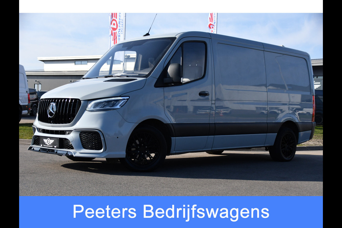 Mercedes-Benz Sprinter 319 3.0 CDI L2H1 AMG Edition Cruise, 360 Camera, Carplay, 10,5'' Mbux, Stoelverwarming, LED, Leder, 190pk, 3500kg Trekhaak, Sensoren, Uniek!