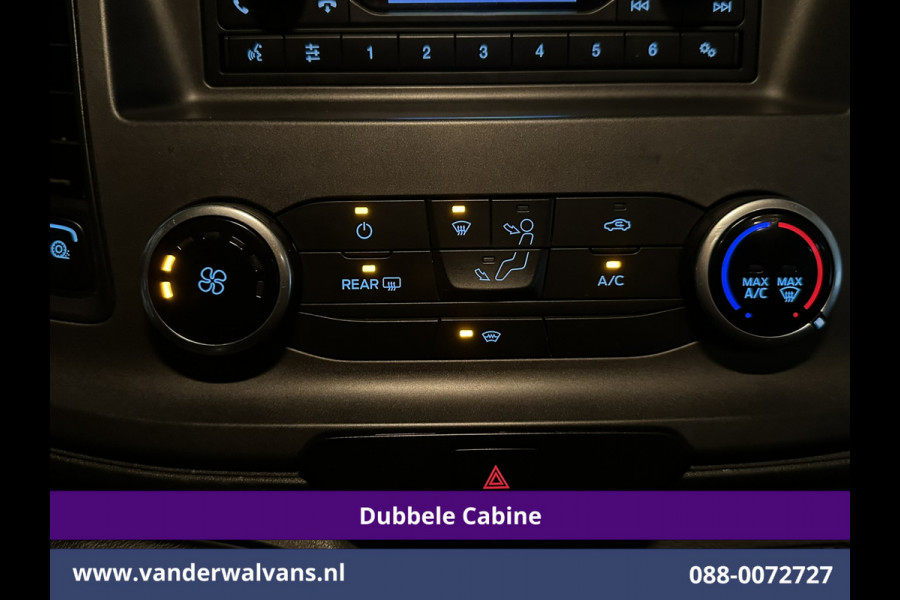 Ford Transit 2.0 TDCI 131pk L3H2 Dubbele Cabine Euro6 Airco | 7-Zits | Imperiaal | 2500kg Trekhaak | Cruisecontrol Verwarmde voorruit, Parkeersensoren