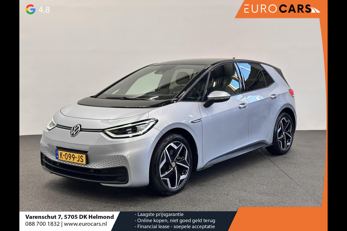 Volkswagen ID.3 Business 58 kWh IQ Light Alcantara Navi Carplay PDC VA + Camera Adaptive Cruise Control 19" Andoya Stoel/Stuurverwarming