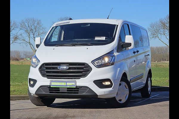Ford Transit Custom 320 2.0 TDCI L2H1 DC Automaat Airco Cruise Control PDC Achterdeuren Trekhaak