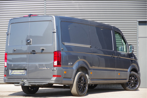 MAN TGE 3.180 35 2.0 L3H2 177PK AUT. LED, TREKHAAK, GEV. ERGO ACTIVE STOEL, STANDKACHEL, STOELVERWARMING, STUURVERWARMING, VOORRUIT VERW