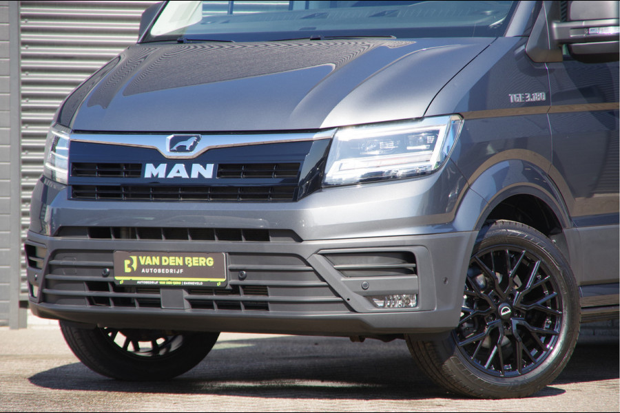 MAN TGE 3.180 35 2.0 L3H2 177PK AUT. LED, TREKHAAK, GEV. ERGO ACTIVE STOEL, STANDKACHEL, STOELVERWARMING, STUURVERWARMING, VOORRUIT VERW