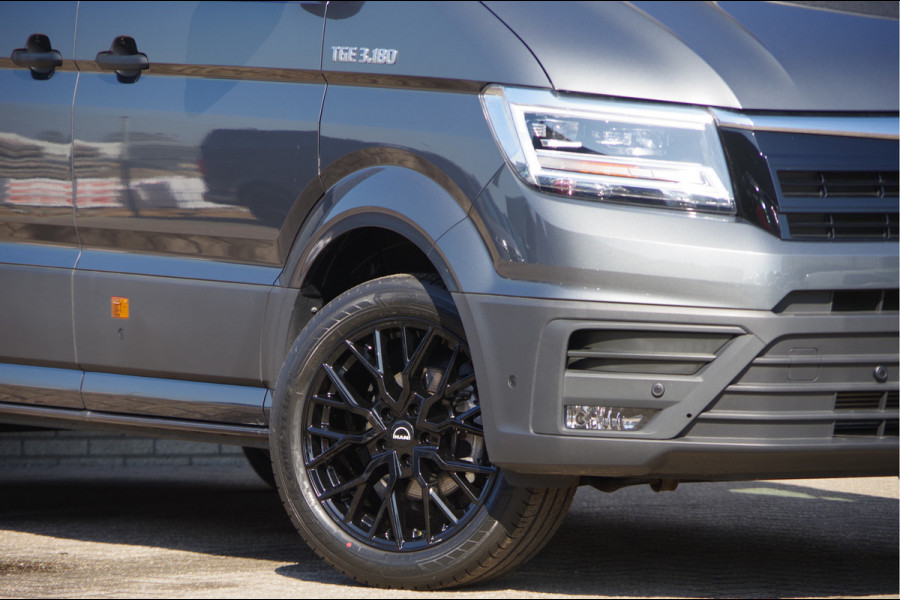 MAN TGE 3.180 35 2.0 L3H2 177PK AUT. LED, TREKHAAK, GEV. ERGO ACTIVE STOEL, STANDKACHEL, STOELVERWARMING, STUURVERWARMING, VOORRUIT VERW