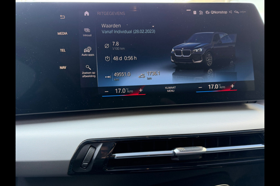 BMW X1 SDrive18i / Navi / Widescreen / Cruise / Climate / Camera / Side assist / Stoelmassage / 18".