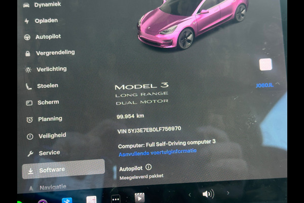 Tesla Model 3 Long Range AWD 75 kWh SOH 92.5 %|