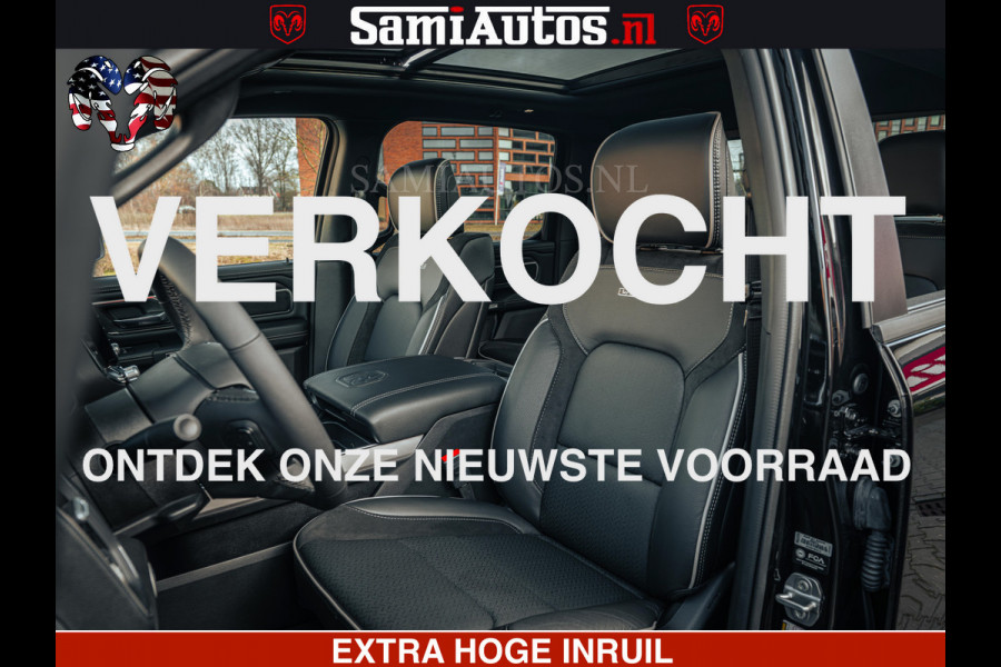 Dodge Ram 1500 Night Premium | Full Option | De Meest Luxe Pick-Up in zijn Klasse | Comfortabele Dubbele Cabine met Royale 5 Zitplaatsen | BPM vrij | Nu Leverbaar uit Voorraad | Voorraad Nr 2200 - 0886