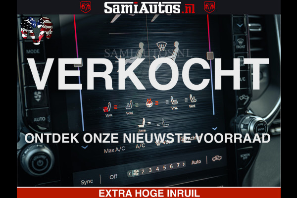 Dodge Ram 1500 Night Premium | Full Option | De Meest Luxe Pick-Up in zijn Klasse | Comfortabele Dubbele Cabine met Royale 5 Zitplaatsen | BPM vrij | Nu Leverbaar uit Voorraad | Voorraad Nr 2200 - 0886