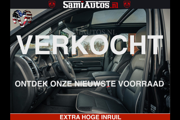 Dodge Ram 1500 Night Premium | Full Option | De Meest Luxe Pick-Up in zijn Klasse | Comfortabele Dubbele Cabine met Royale 5 Zitplaatsen | BPM vrij | Nu Leverbaar uit Voorraad | Voorraad Nr 2200 - 0886