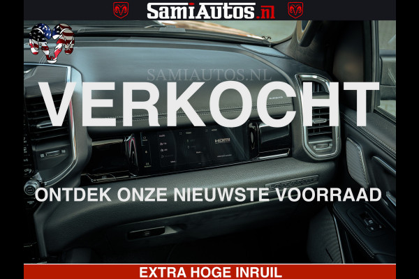 Dodge Ram 1500 Night Premium | Full Option | De Meest Luxe Pick-Up in zijn Klasse | Comfortabele Dubbele Cabine met Royale 5 Zitplaatsen | BPM vrij | Nu Leverbaar uit Voorraad | Voorraad Nr 2200 - 0886