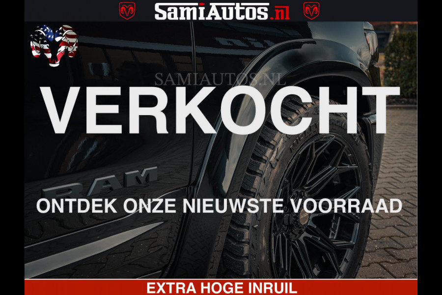 Dodge Ram 1500 Night Premium | Full Option | De Meest Luxe Pick-Up in zijn Klasse | Comfortabele Dubbele Cabine met Royale 5 Zitplaatsen | BPM vrij | Nu Leverbaar uit Voorraad | Voorraad Nr 2200 - 0886