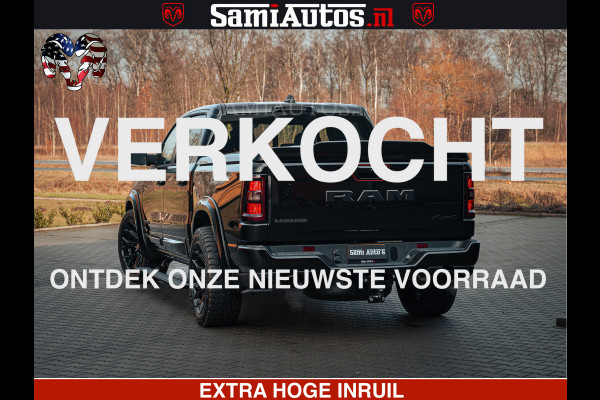 Dodge Ram 1500 Night Premium | Full Option | De Meest Luxe Pick-Up in zijn Klasse | Comfortabele Dubbele Cabine met Royale 5 Zitplaatsen | BPM vrij | Nu Leverbaar uit Voorraad | Voorraad Nr 2200 - 0886