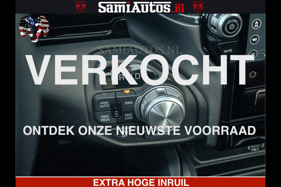 Dodge Ram 1500 Night Premium | Full Option | De Meest Luxe Pick-Up in zijn Klasse | Comfortabele Dubbele Cabine met Royale 5 Zitplaatsen | BPM vrij | Nu Leverbaar uit Voorraad | Voorraad Nr 2200 - 0886