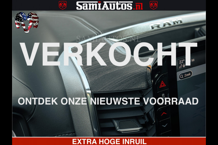 Dodge Ram 1500 Night Premium | Full Option | De Meest Luxe Pick-Up in zijn Klasse | Comfortabele Dubbele Cabine met Royale 5 Zitplaatsen | BPM vrij | Nu Leverbaar uit Voorraad | Voorraad Nr 2200 - 0886