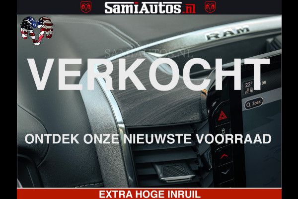 Dodge Ram 1500 Night Premium | Full Option | De Meest Luxe Pick-Up in zijn Klasse | Comfortabele Dubbele Cabine met Royale 5 Zitplaatsen | BPM vrij | Nu Leverbaar uit Voorraad | Voorraad Nr 2200 - 0886