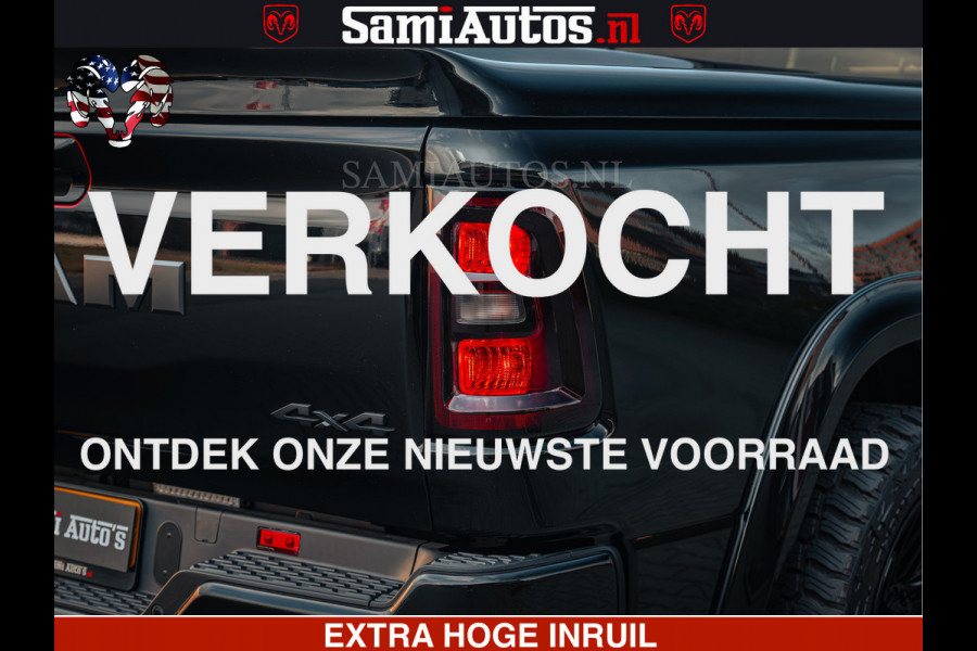 Dodge Ram 1500 Night Premium | Full Option | De Meest Luxe Pick-Up in zijn Klasse | Comfortabele Dubbele Cabine met Royale 5 Zitplaatsen | BPM vrij | Nu Leverbaar uit Voorraad | Voorraad Nr 2200 - 0886