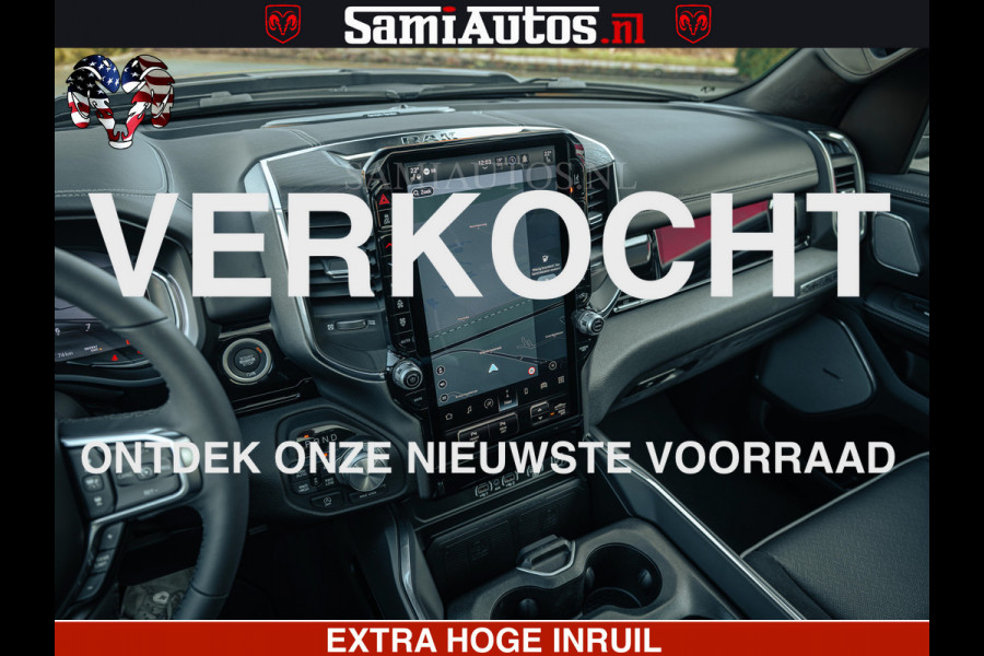Dodge Ram 1500 Night Premium | Full Option | De Meest Luxe Pick-Up in zijn Klasse | Comfortabele Dubbele Cabine met Royale 5 Zitplaatsen | BPM vrij | Nu Leverbaar uit Voorraad | Voorraad Nr 2200 - 0886