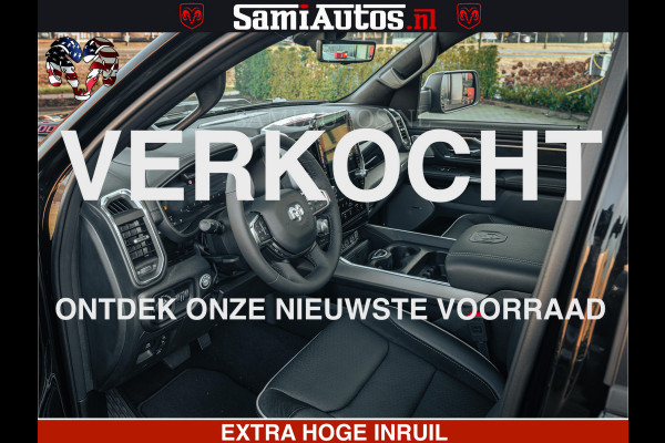 Dodge Ram 1500 Night Premium | Full Option | De Meest Luxe Pick-Up in zijn Klasse | Comfortabele Dubbele Cabine met Royale 5 Zitplaatsen | BPM vrij | Nu Leverbaar uit Voorraad | Voorraad Nr 2200 - 0886