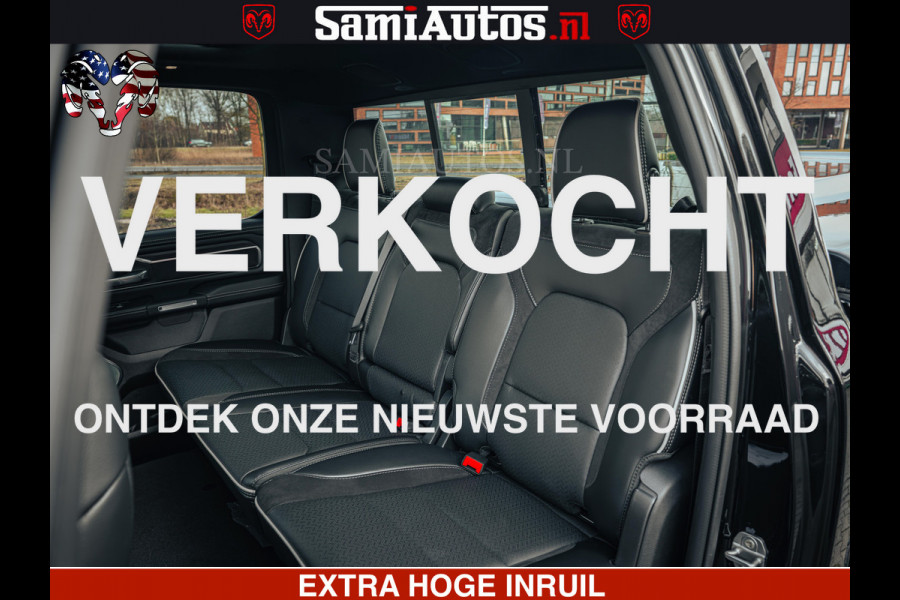 Dodge Ram 1500 Night Premium | Full Option | De Meest Luxe Pick-Up in zijn Klasse | Comfortabele Dubbele Cabine met Royale 5 Zitplaatsen | BPM vrij | Nu Leverbaar uit Voorraad | Voorraad Nr 2200 - 0886