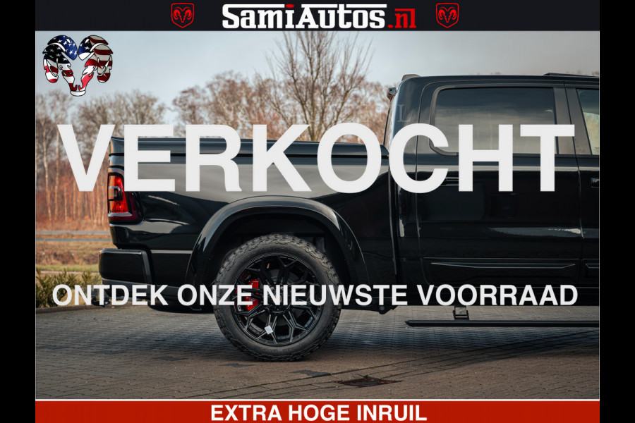 Dodge Ram 1500 Night Premium | Full Option | De Meest Luxe Pick-Up in zijn Klasse | Comfortabele Dubbele Cabine met Royale 5 Zitplaatsen | BPM vrij | Nu Leverbaar uit Voorraad | Voorraad Nr 2200 - 0886
